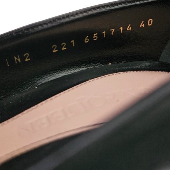 Alexander McQueen Punk Spike Gold Stud Black Leather Stiletto Pumps 10/40 NWT - Picture 8 of 10